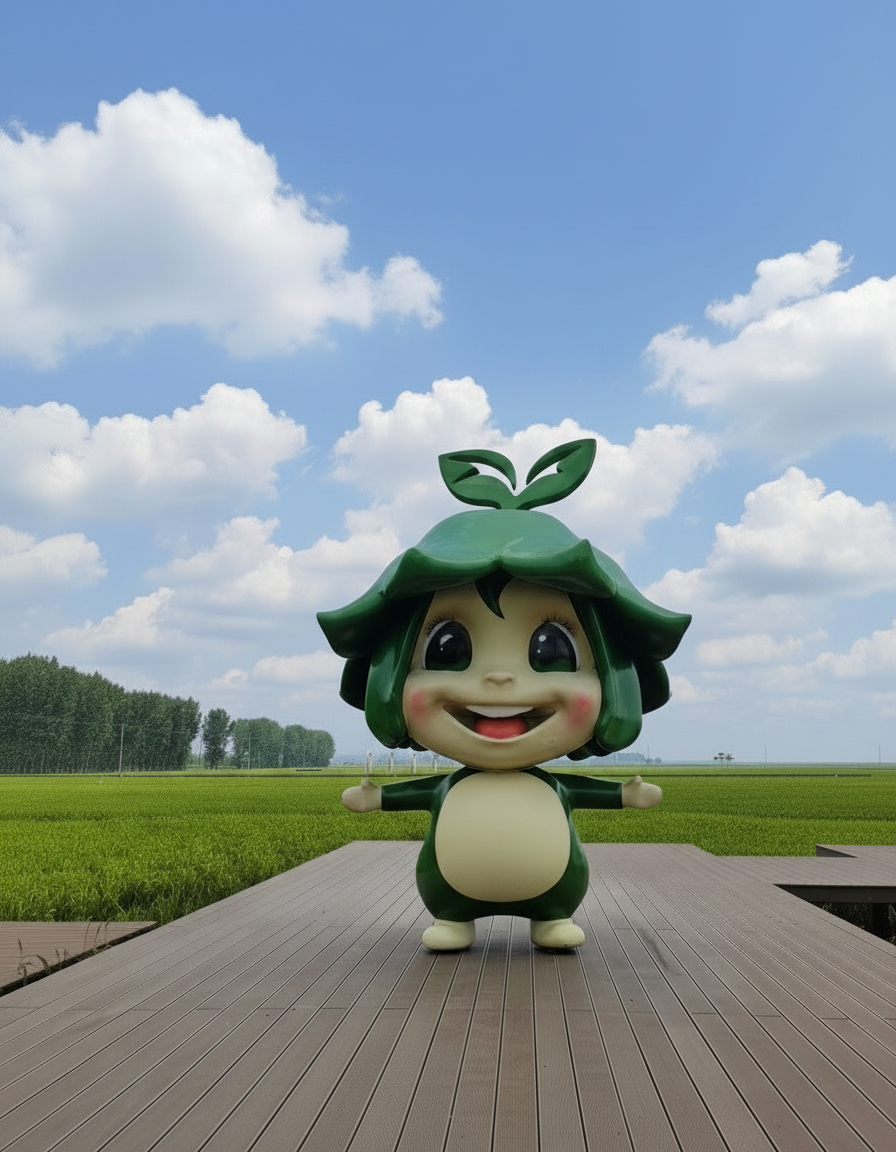 morphicfab custom frp mascot outdoor installation