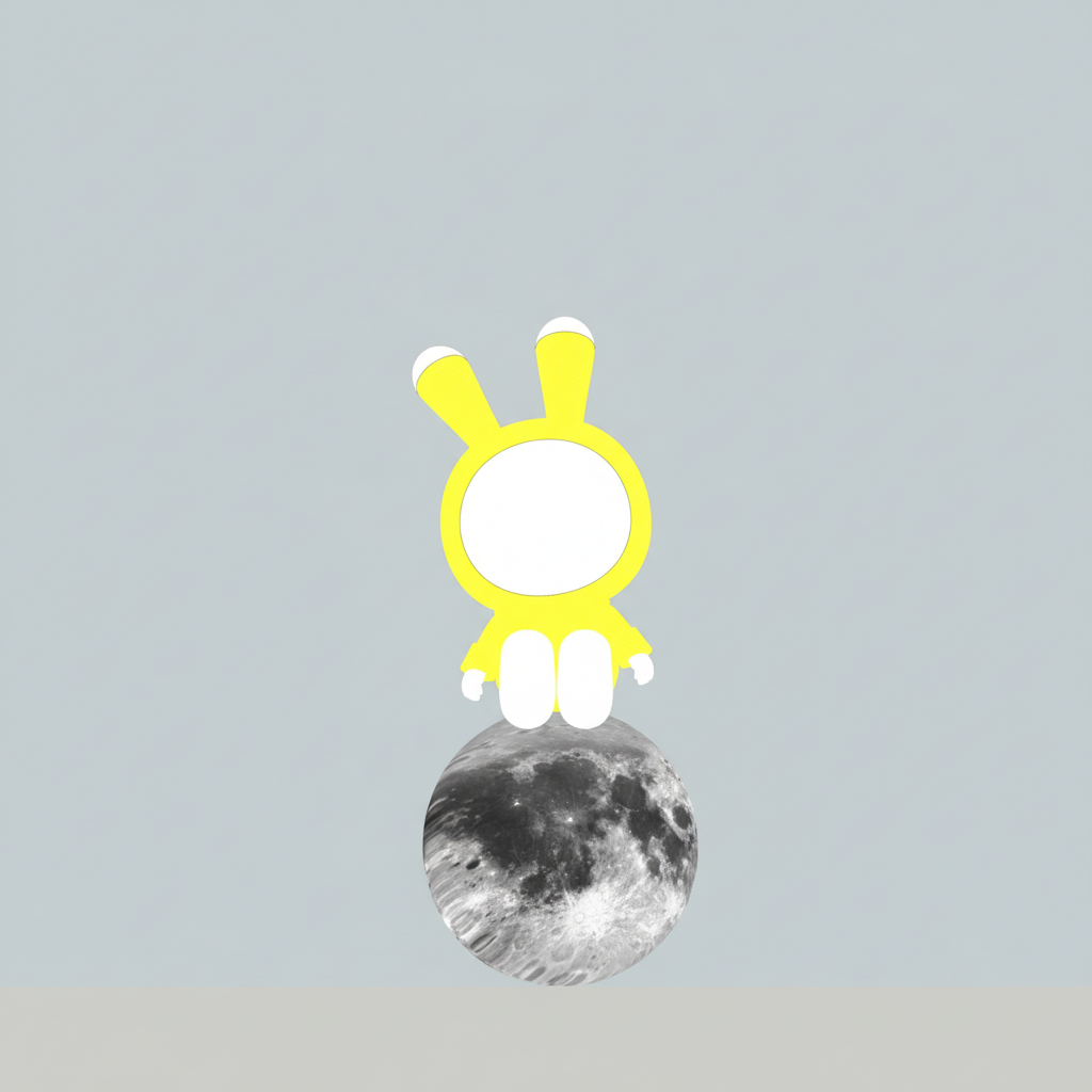 兔子月球图1 1比例版